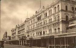 Grand Hotel Calcutta, India Postcard Postcard