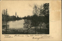 Seen from Across Lake Högsby, Sweden Postcard Postcard