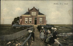 Marken, G. L. School Monnikendam, The Netherlands Benelux Countries Postcard Postcard