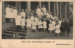 God Jul Tillonskas Eder Af Barnhemsbarnen Sweden Postcard Postcard