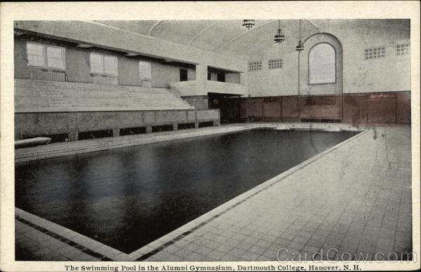 The Swimming Pool in the Alumni Gymnasium, Dartmouth College Hanover ...