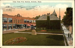 View from Fire Station Postcard