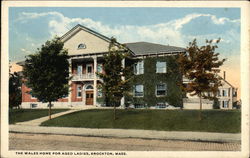 The Wales Home for Aged Ladies Brockton, MA Postcard Postcard Postcard