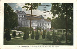 U.S. Veterans Facility on Back Bay Biloxi, MS Postcard Postcard Postcard