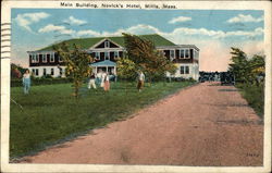 Novick's Hotel - Main Building Postcard