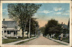 Rumford Avenue Mansfield, MA Postcard Postcard Postcard