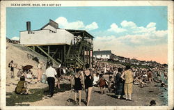 Ocean Grove, Mass. On a Hot Day Massachusetts Postcard Postcard Postcard