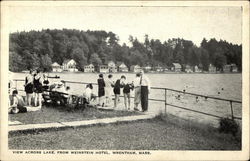 View Across Lake, From Weinstein Hotel Postcard