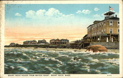 Brant Rock House from Water Front Postcard