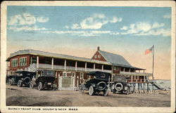 Quincy Yacht Club, Hough's Neck Massachusetts Postcard Postcard Postcard