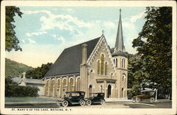 St Mary's of the Lake Watkins Glen, NY Postcard Postcard Postcard