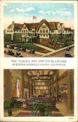 The Eureka Inn and Palm Lounge California Postcard Postcard Postcard