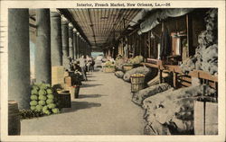 Interior, French Market Postcard