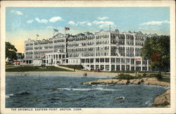 Water View of The Griswold, Eastern Point Postcard