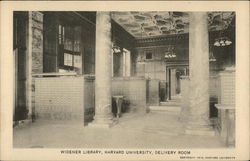 Harvard University - Widener Library, Delivery Room Cambridge, MA Postcard Postcard Postcard