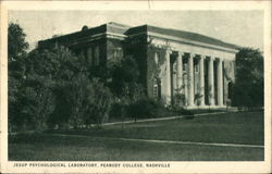 Jesup Psychological Laboratory, Peabody College Nashville, TN Postcard Postcard Postcard