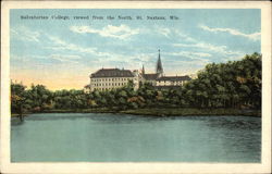 Salvatorian College, from the North Saint Nazianz, WI Postcard Postcard Postcard