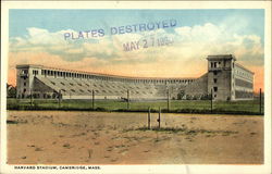 Harvard Stadium Postcard