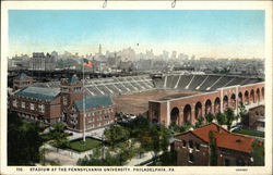 Stadium at the Pennsylvania University Postcard