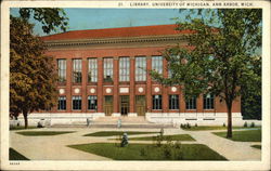 Library at the University of Michigan Ann Arbor, MI Postcard Postcard Postcard