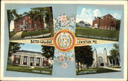 Bates College Lewiston, ME Postcard Postcard Postcard