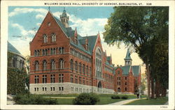 University of Vermont - Williams Science Hall Burlington, VT Postcard Postcard Postcard