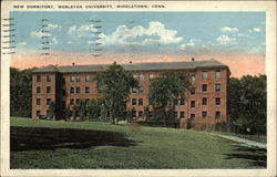 Wesleyan University - New Dormitory Postcard