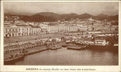 View of the Waterfront Postcard