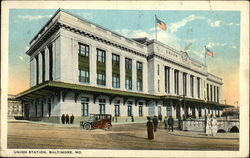 Street View of Union Station Baltimore, MD Postcard Postcard Postcard