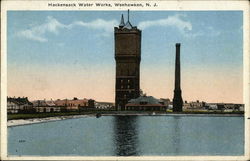 Hackensack Water Works Postcard