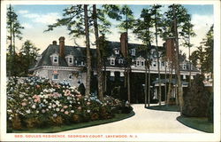 Goulds Residence, Georgian Court Lakewood, NJ Postcard Postcard Postcard