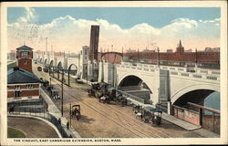 The Viaduct, East Cambridge Extension Boston, MA Postcard Postcard Postcard