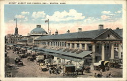 Quincy Market and Faneuil Hall Postcard