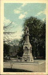 Statue of Ether, Public Garden Boston, MA Postcard Postcard Postcard