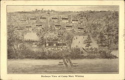 Aerial View of Camp Mary Whiting Postcard