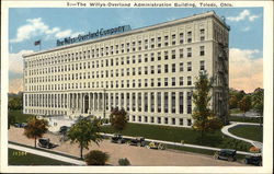 The Willys-Overland Administration Building Toledo, OH Postcard Postcard Postcard