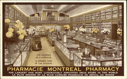 Pharmacie Montreal - Vue Generale de l'Interieur Postcard