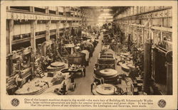 General Electric - The Main Bay of Building 60, Schenectady Works New York Postcard Postcard Postcard