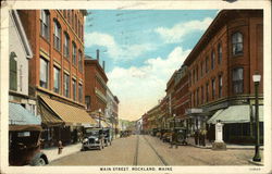 Main Street View Postcard