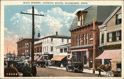 Main Street Looking South Danielson, CT Postcard Postcard Postcard