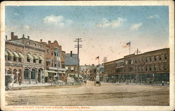 Main Street from the Green Postcard