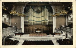 Chapel in Crouse College, Syracuse University New York Postcard Postcard Postcard