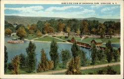 Bird's Eye View of Onondaga Park Syracuse, NY Postcard Postcard Postcard