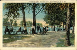 Riverside Park, Mohawk River Postcard