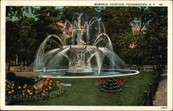 Memorial Fountain Postcard