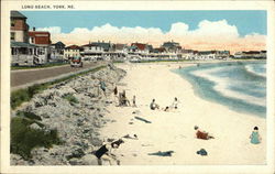 Long Beach York, ME Postcard Postcard Postcard