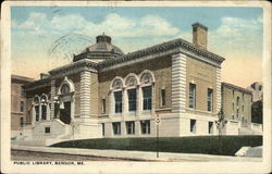 Public Library Postcard