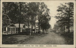 Creeland Avenue, Bay View Beach Milford, CT Postcard Postcard Postcard