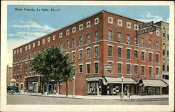 Street View of Hotel Francis La Salle, IL Postcard Postcard Postcard