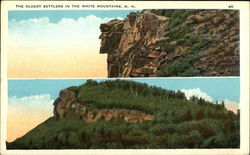 The Oldest Settlers in the White Mountains, N. H. Postcard